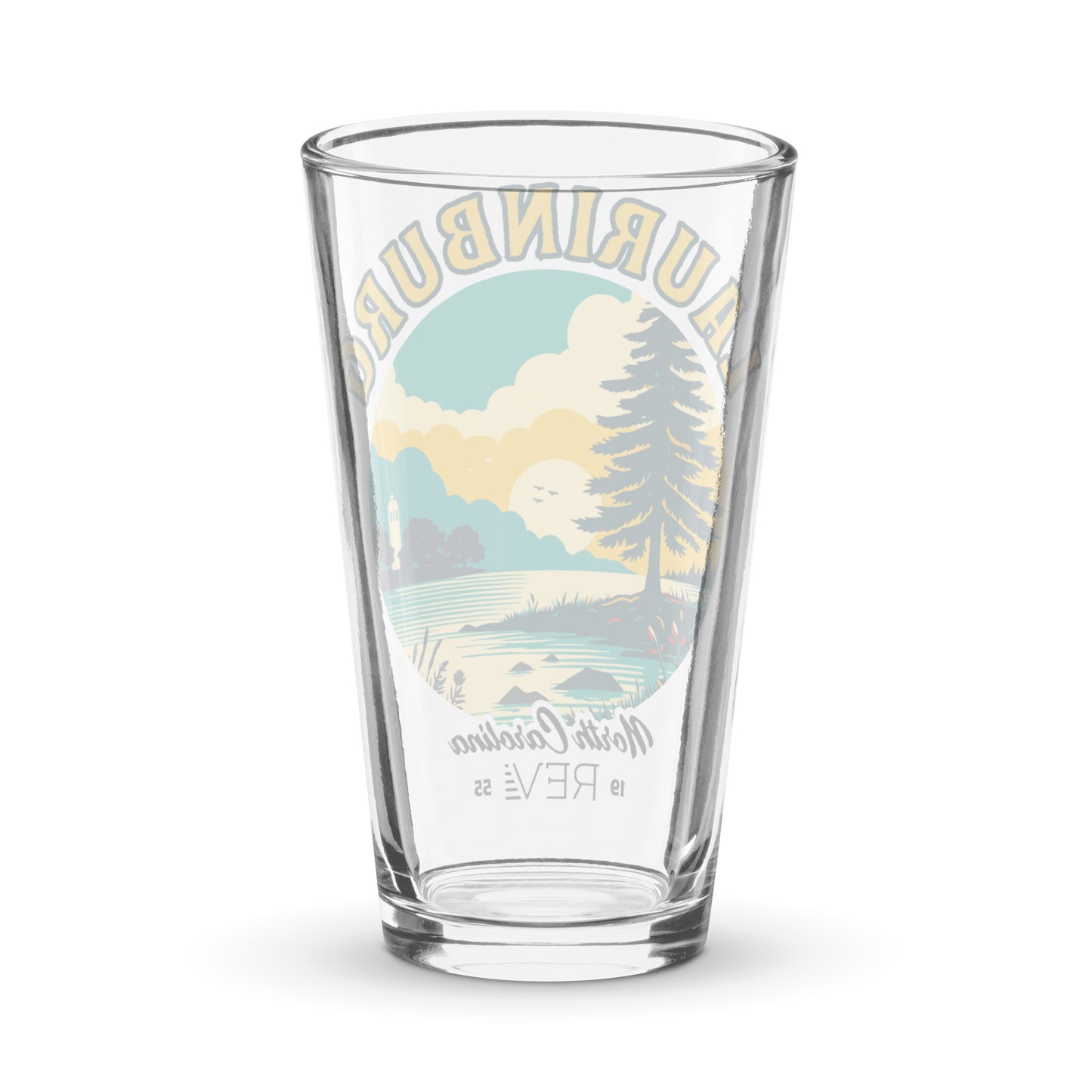 The Laurinburg Pint Glass