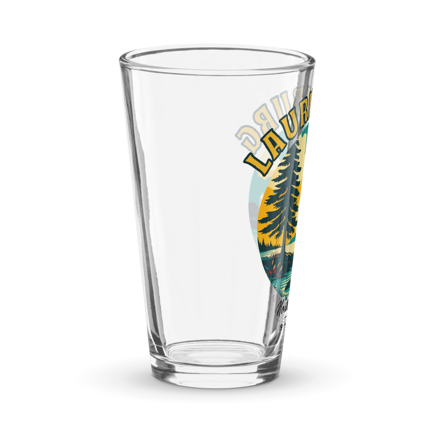 The Laurinburg Pint Glass